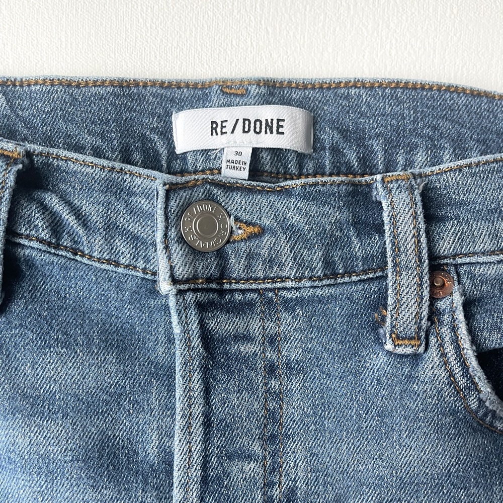 RE/DONE Comfort Stretch High Rise Ripped Jeans - Picture 2 of 6